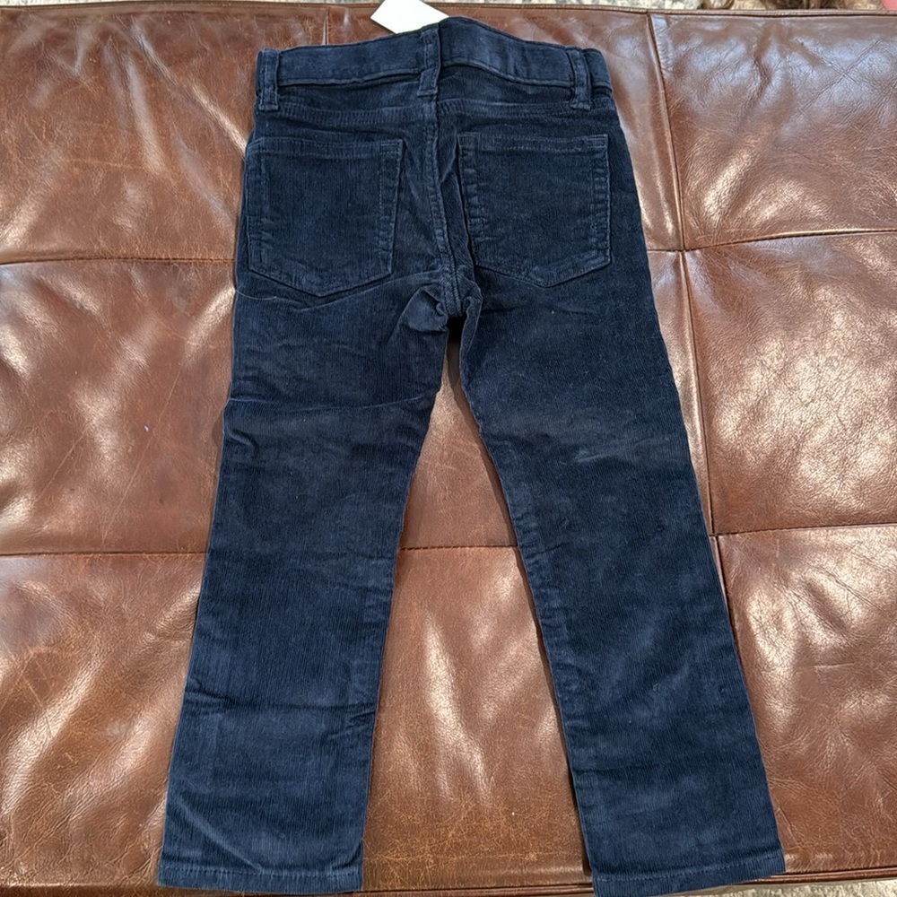 NWT JCrew Crewcuts Toddler Boy Navy Corduroy Pants! Multiple Sizes available - Picture 3 of 4